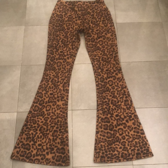 Blank NYC Animal Print Bell Bottom Pants - Picture 2 of 11